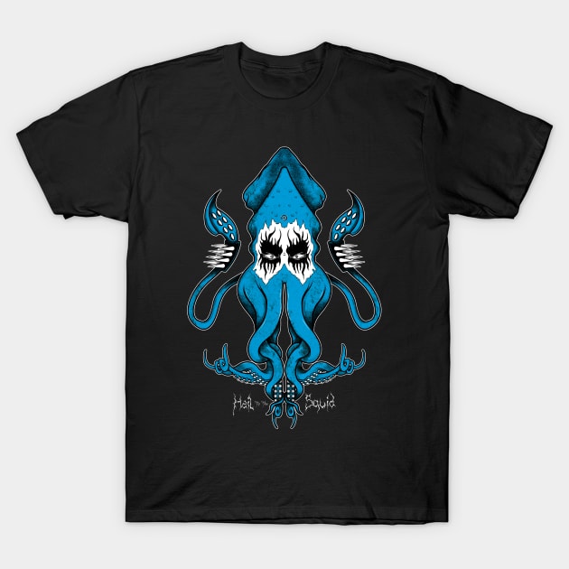 Primordial Radio – Hail To The Squid T-Shirt by Primordial Radio Clothing